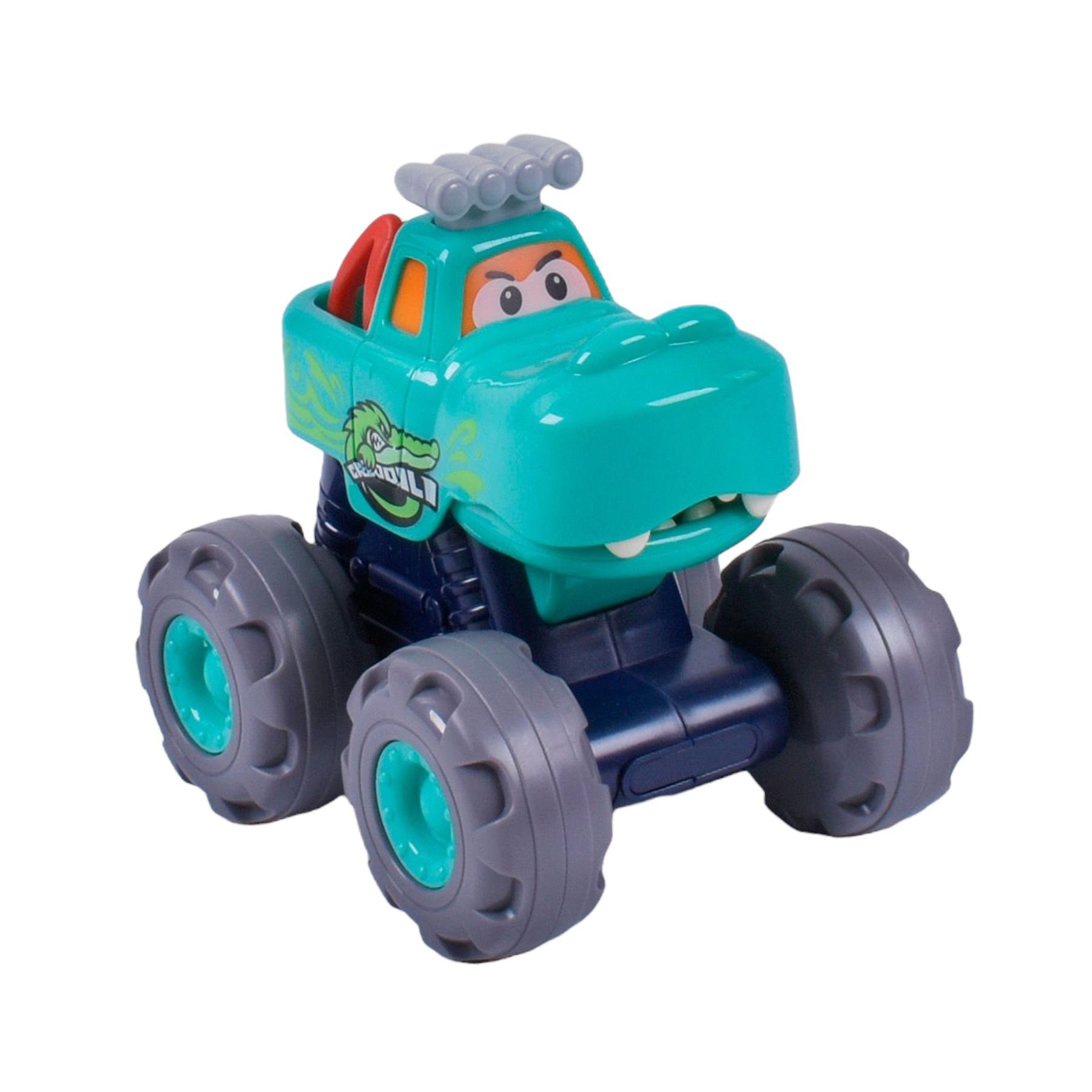 Игрушечная машинка Hola Монстр Трак Бегемотик с инерционным механизмом (111450)