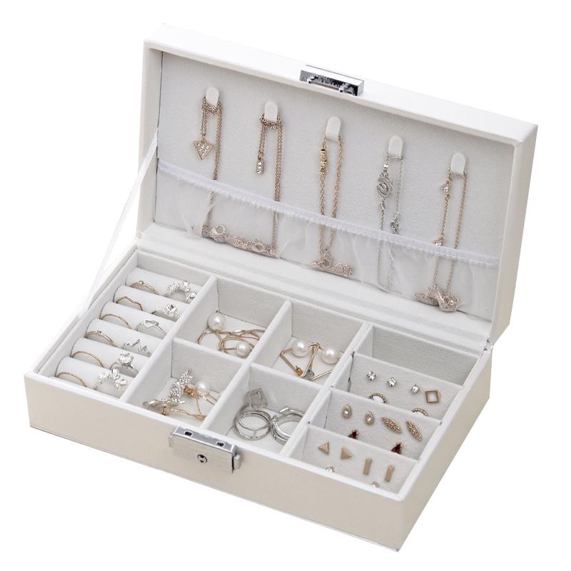 Шкатулка Casegrace SP-01155 для украшений и ювелирных изделий драгоценностей White