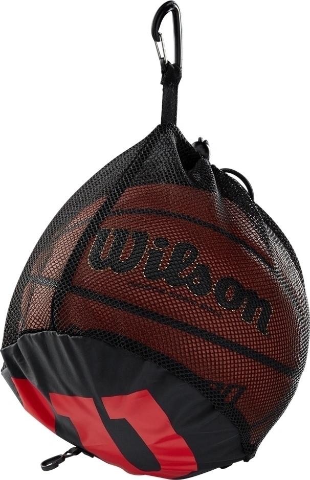 Сумка для баскетбольного мяча Wilson SINGLE BALL Черный (WTB201910)