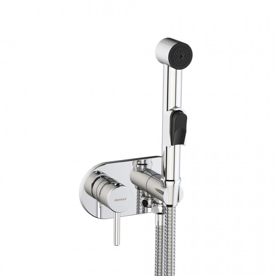 Смеситель монтируемый в стену Damixa Option 212000000 с гигиеническим душем (93334)