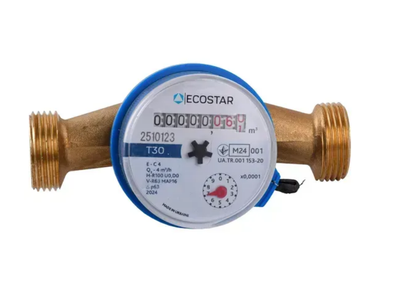 Лічильник холодної води Ecostar DN20 3/4" L130 E-C 4, 0 Лічильник холодної води Ecostar DN20 3/4" L130 E-C 4, 0