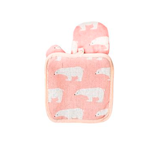 Перчатка-прихватка кухонная Stenson хлопок полиэстер Pink (R89661)