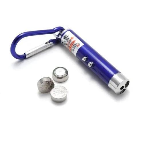 Указка лазерная 3в1 с карабином (2556681264) - фото 2 Указка лазерная 3в1 с карабином (2556681264) - фото 2