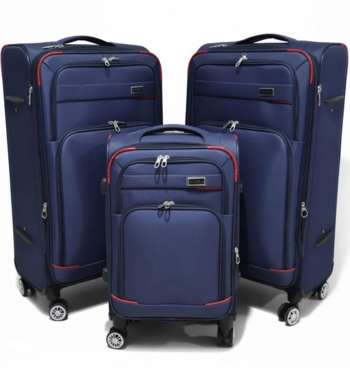 Комплект чемоданов тканевых на колесах Elemental 6 Abyss 3 шт. Синий (2104619202)