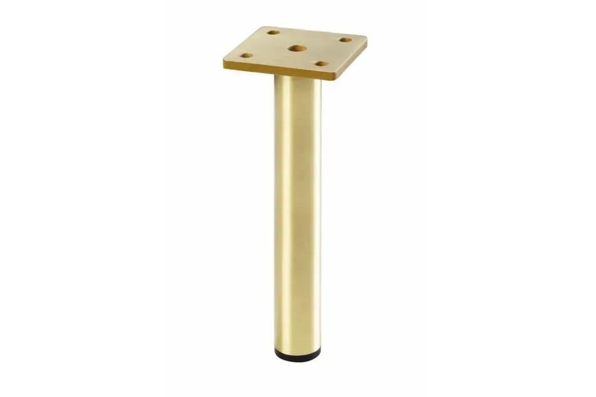 Ножка мебельная GTV RONDA SIMPLE 180 мм Золото Ножка мебельная GTV RONDA SIMPLE 180 мм Золото