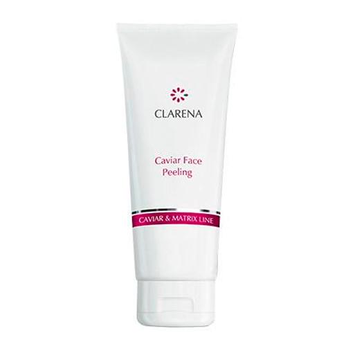 Гелевий пілінг Clarena Caviar Face Peeling з дрібнозернистою ікрою ферментом папаїну частинками бамбука та комплексом Telosense 100 мл (1429)