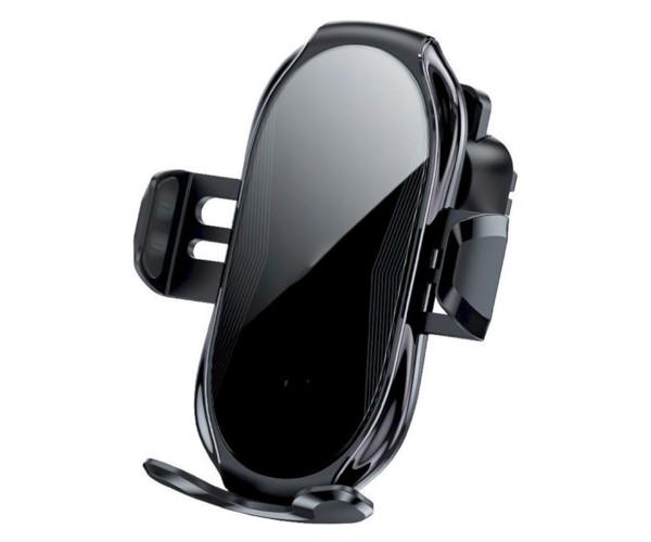 Держатель для телефона в машину Essager T6 EZJCFK-ZP01 Wireless c функцией беспроводной зарядки 10W 2A Black