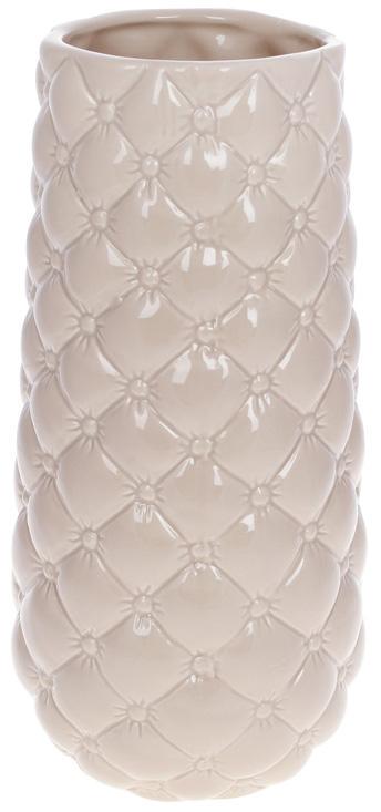 Ваза керамическая Stone Flower 14,5x15x30,5 см Песочный бежевый (BD-733-441)