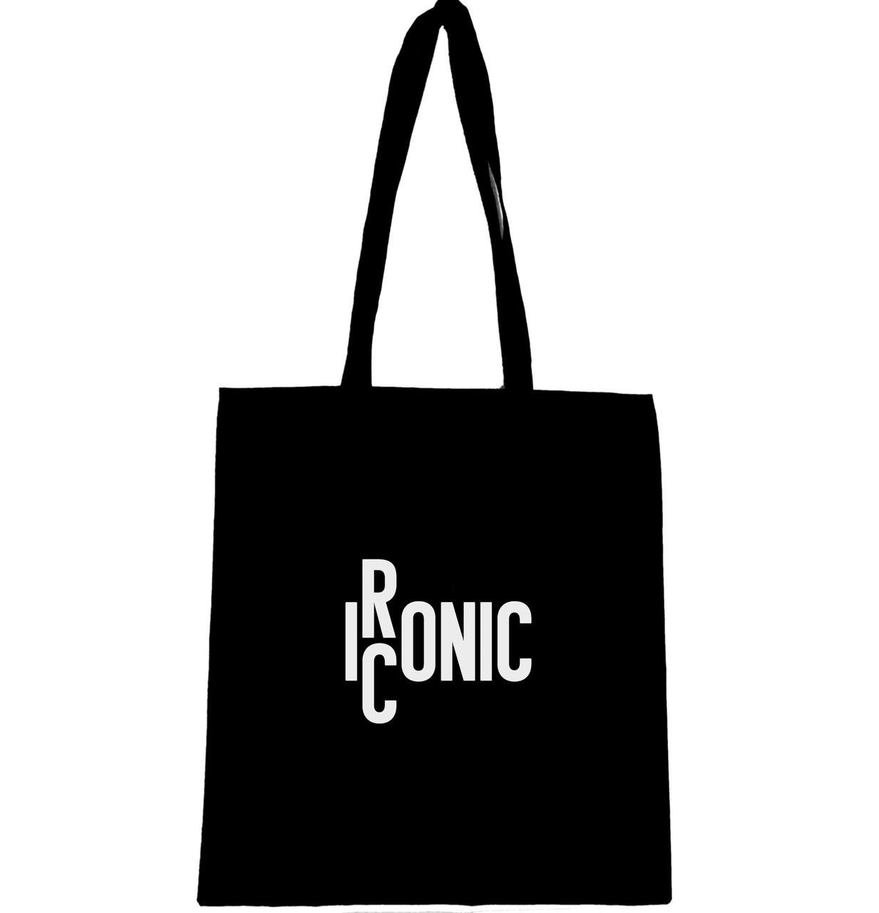 Эко-сумка с надписью "Ironic iconic" (971)