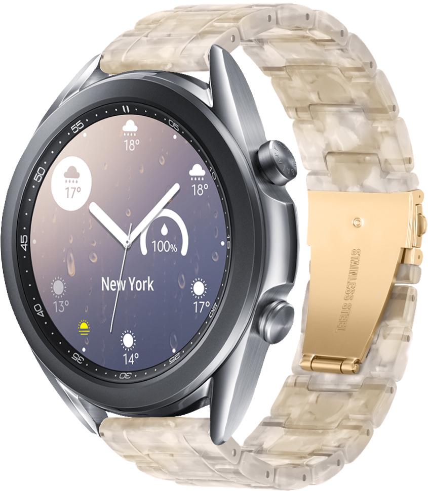 Ремінець із Cмоли Resin для Galaxy Watch 3 41 мм Cream (28800-6E) Ремінець із Cмоли Resin для Galaxy Watch 3 41 мм Cream (28800-6E)