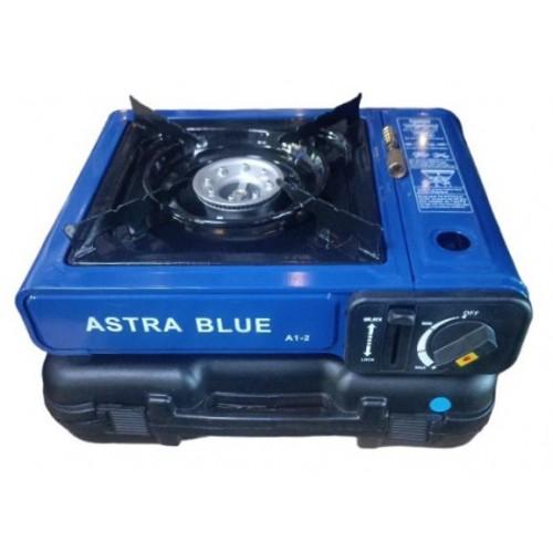 Плита газовая туристическая Astra 2,3KW с автоматическим пьезоподжигом Blue