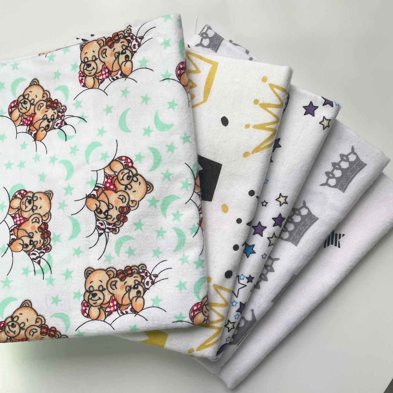 Набор пеленок для новорожденных BST 90х80 см 5 шт. (2017312441)