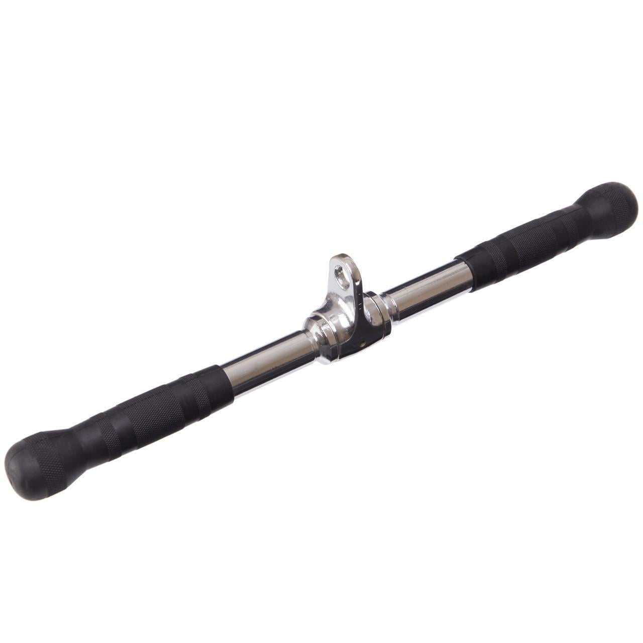 Рукоятка для тяги горизонтальна ручка для блочного тренажера HIGHQ SPORT SC-8083 Хром (2532861347)