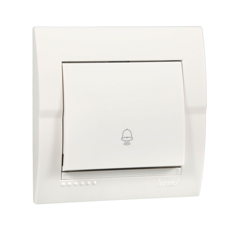 Кнопка звонка Lezard Deriy Белый