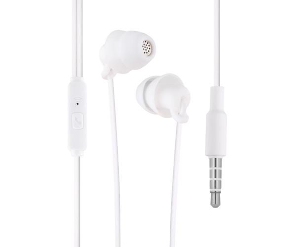 Наушники-гарнитура вакуумные Hoco M81 Imperceptible White