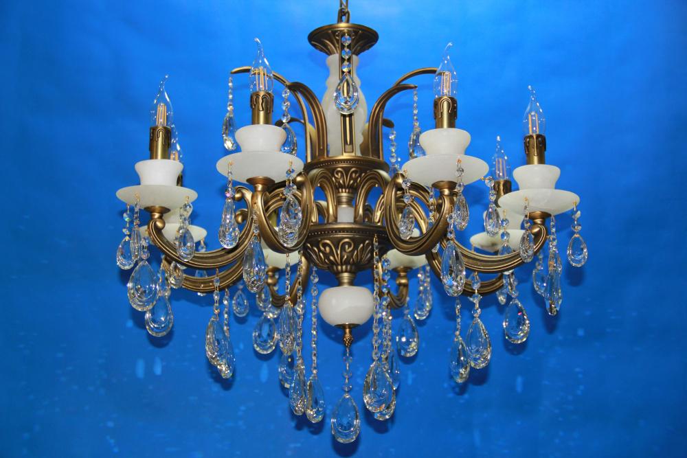 Люстра свеча Ray LKM14G/8 GAB (IR007103)