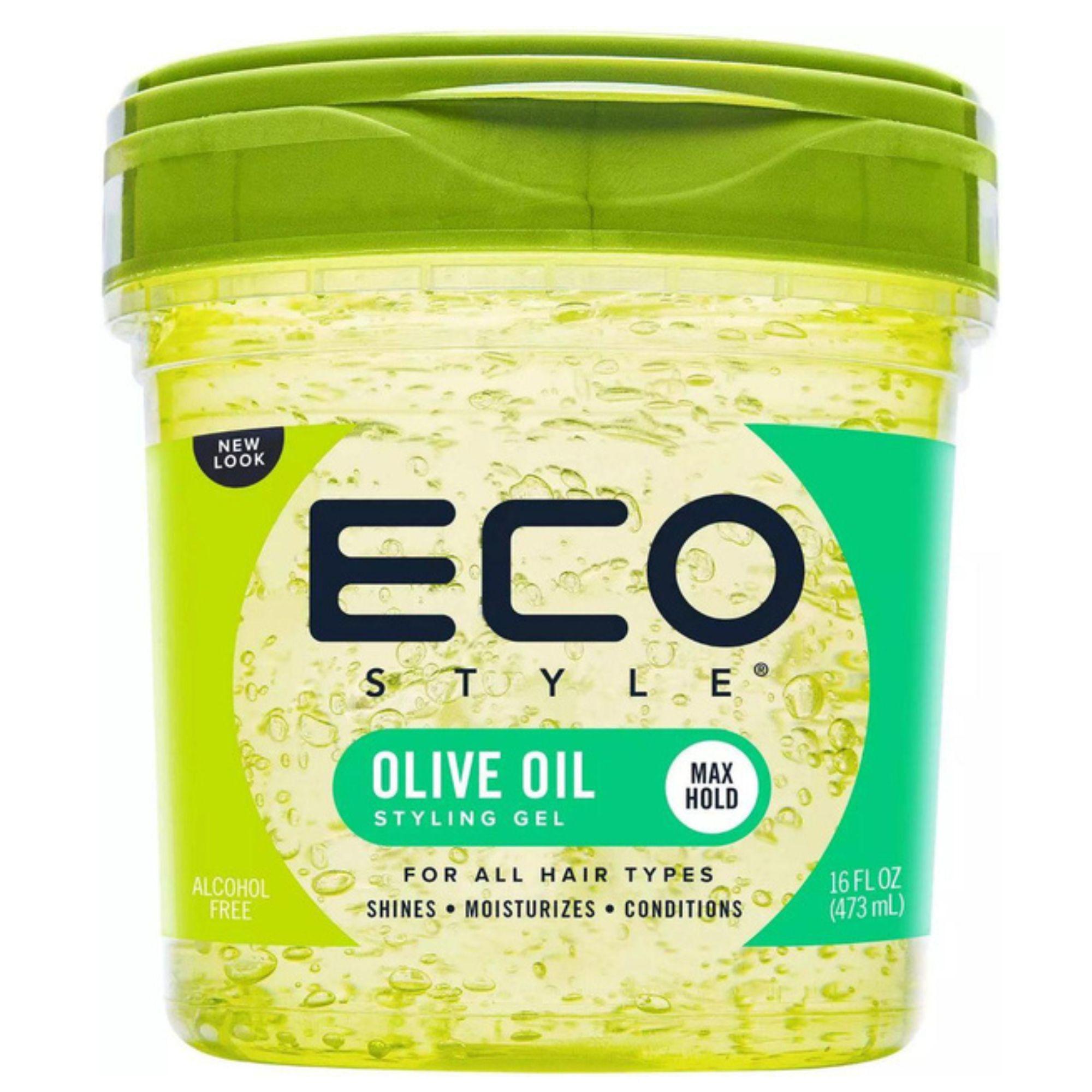 Гель для укладки Ecoco стайлинг сильной фиксации с оливковым маслом 236 мл