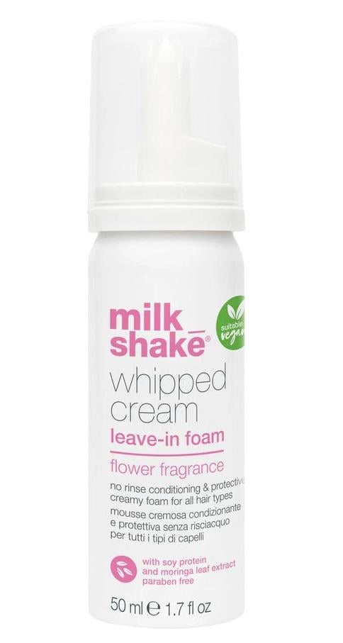 Крем-пенка несмываемая для увлажнения волос Milk Shake Whipped Cream Leave-in-Foam Flower Fragrance 50 мл Крем-пенка несмываемая для увлажнения волос Milk Shake Whipped Cream Leave-in-Foam Flower Fragrance 50 мл