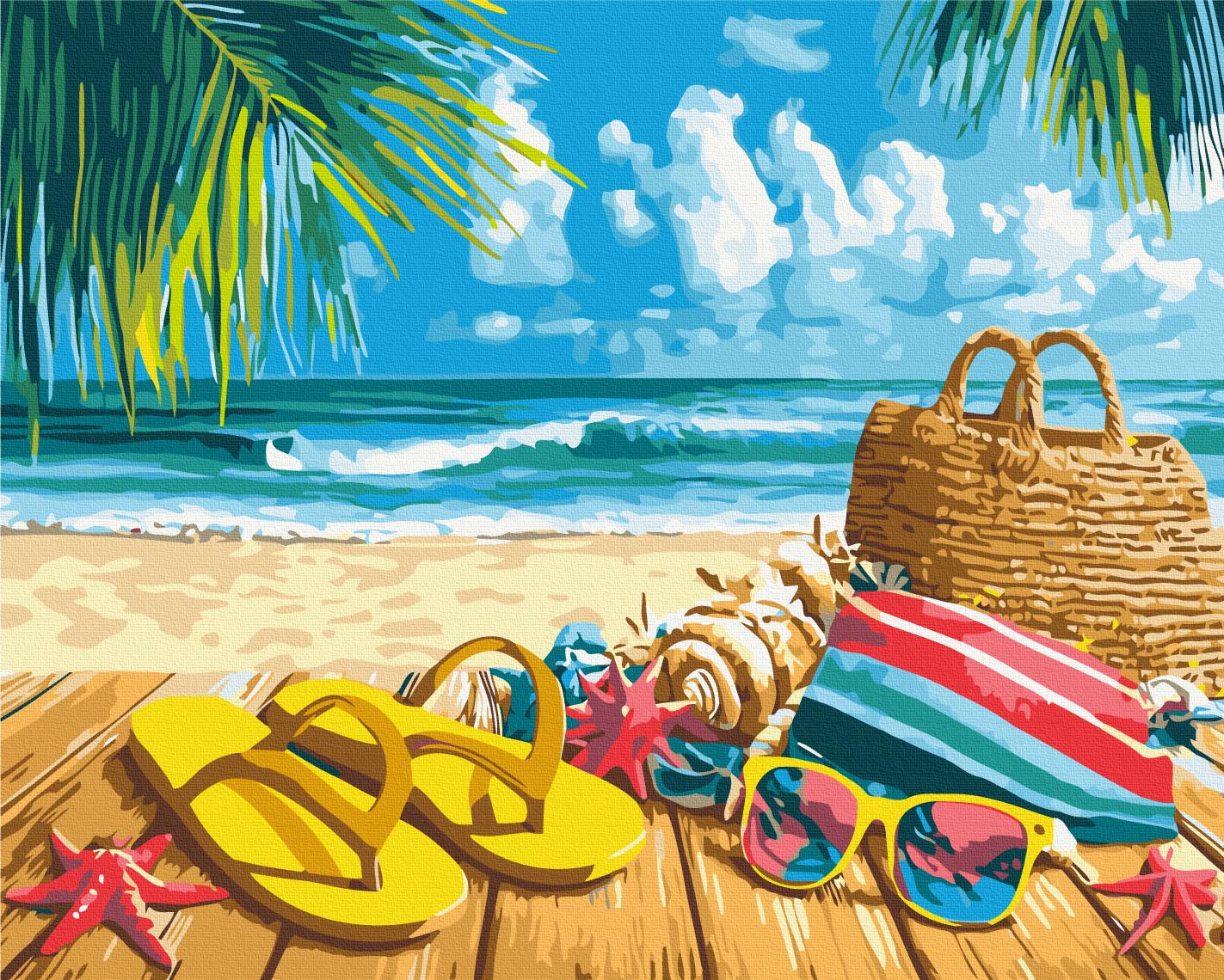 Картина за номерами Brushme Морський відпочинок 40x50 см (BS54242) Картина за номерами Brushme Морський відпочинок 40x50 см (BS54242)