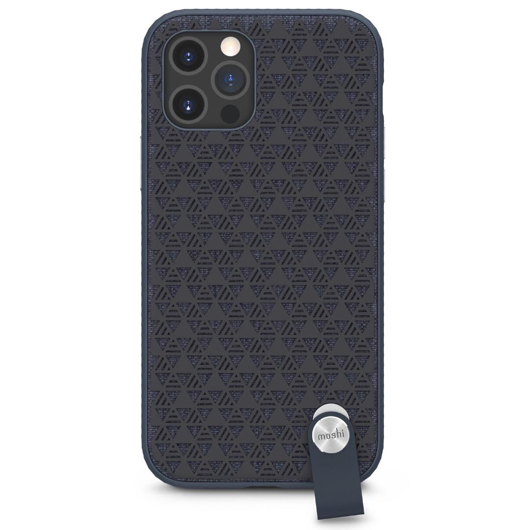 Чохол накладка Moshi Altra Slim Case with Wrist Strap for iPhone 12/12 Pro, Midnight Blue (99MO117008)