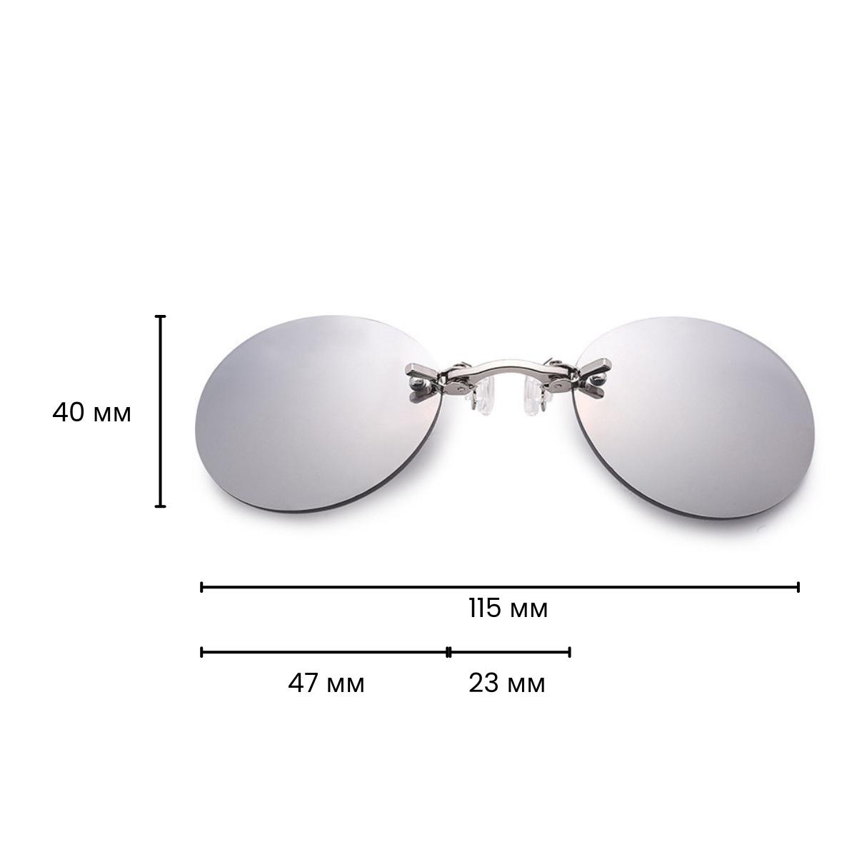 Сонцезахисні окуляри MorpheusSunglas без оправи Сірий (2627) - фото 9