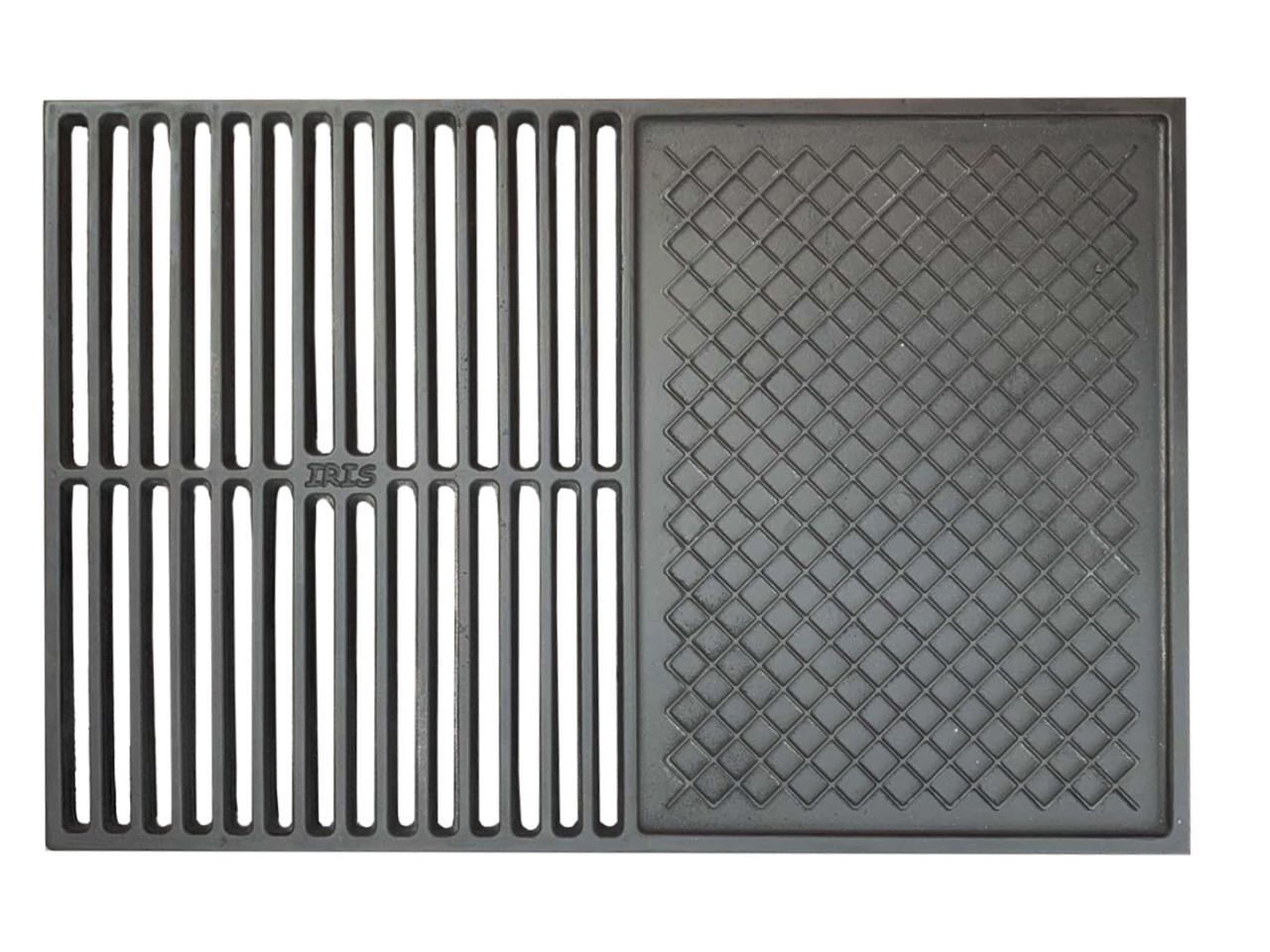 Чугунная решетка для гриля 390x590 мм