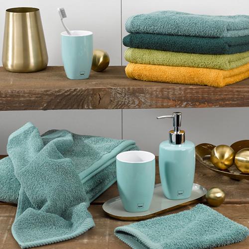 Рушник махровий Kela Ladessa 50x100 см Темно-зелений (23274) - фото 2 Рушник махровий Kela Ladessa 50x100 см Темно-зелений (23274) - фото 2