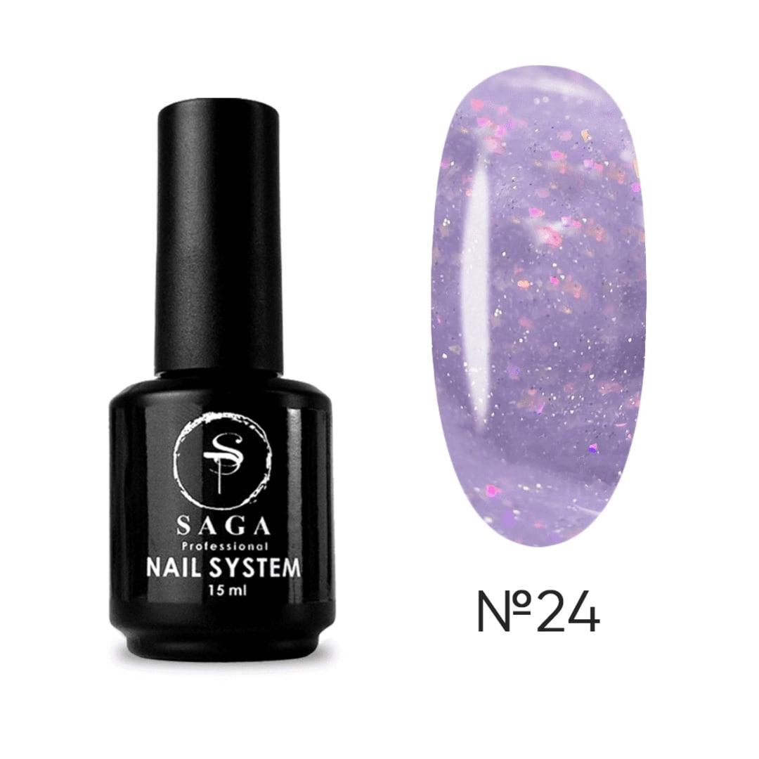 Гель для наращивания Saga Liquid Gel №24 15 мл