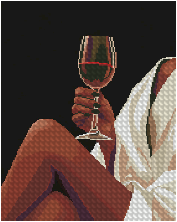 Алмазна мозаїка Brushme Елегантність 40x50 см (DBS50220) Алмазна мозаїка Brushme Елегантність 40x50 см (DBS50220)