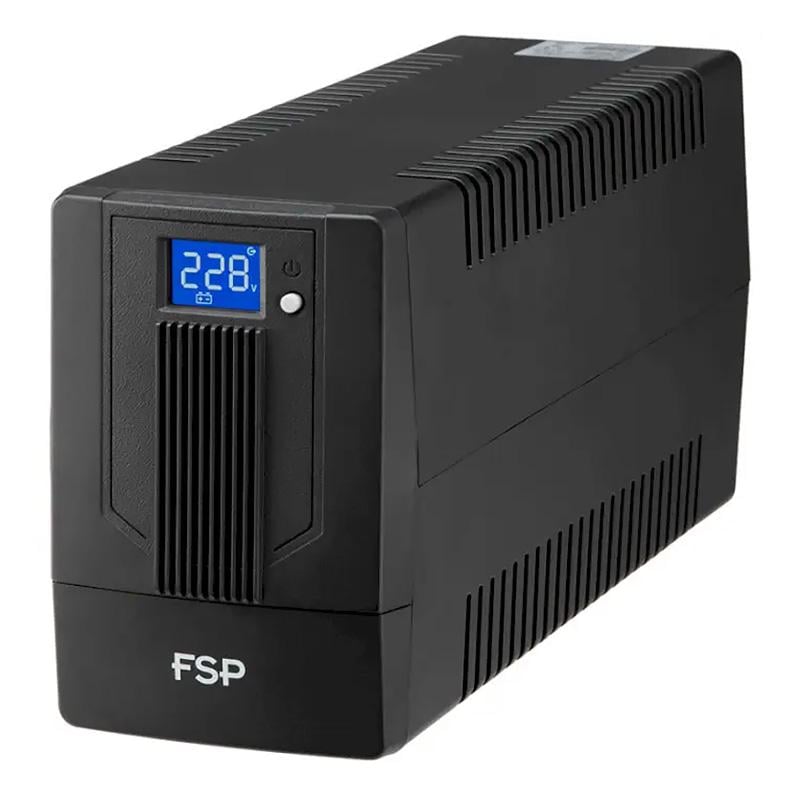 Джерело безперебійного живлення FSP iFP-800 800ВА/480W LCD Schukox2 230V/50Hz w/o RJ45 w/ USB 12V/9Ahx1 CIS Black (PPF4802003)