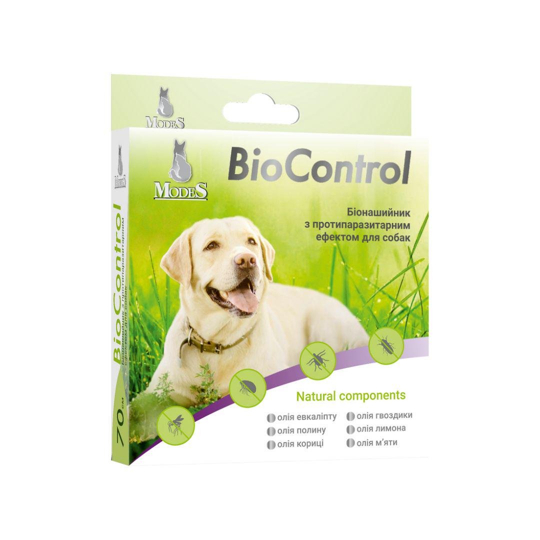 Биоошейник с противопаразитарным эффектом Modes BioControl для собак и кошек 70 см (ЗС000284)