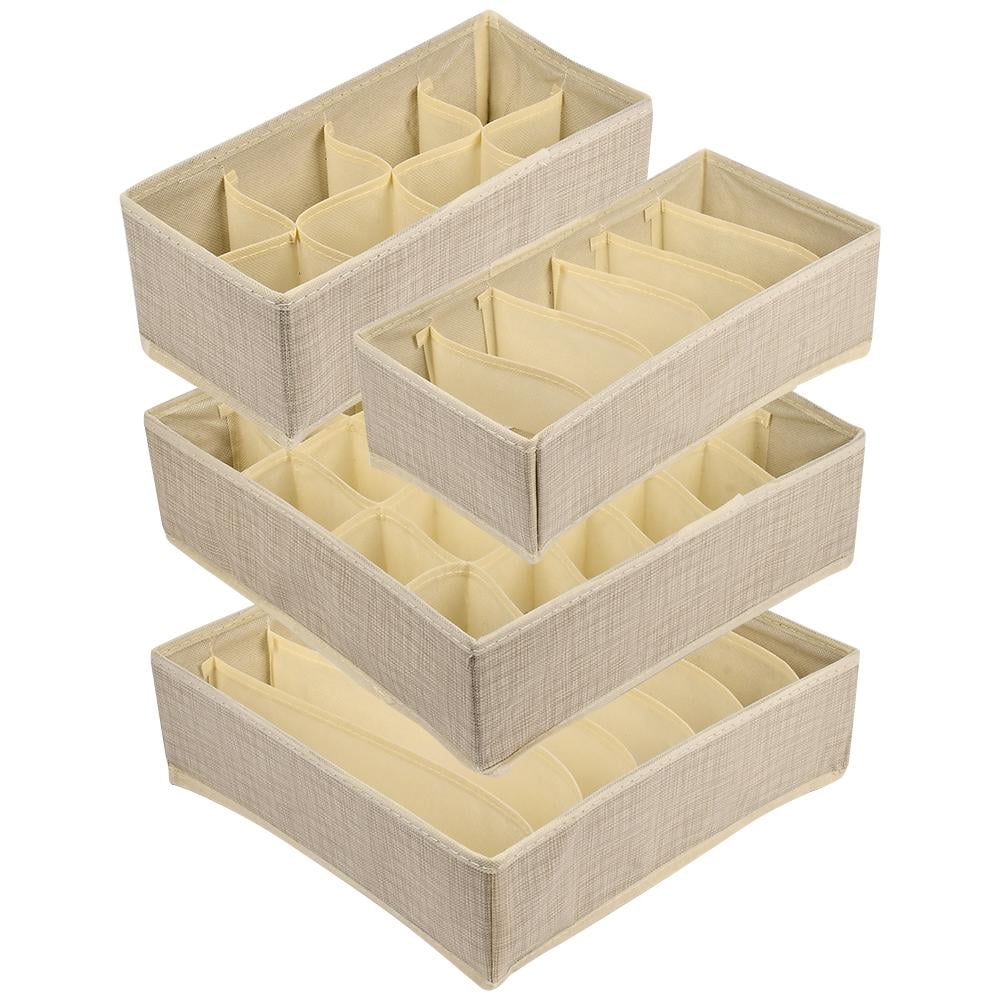 Коробка-органайзер для зберігання речей Besser 4 пр. 32x32x10 см Beige (27457211) Коробка-органайзер для зберігання речей Besser 4 пр. 32x32x10 см Beige (27457211)