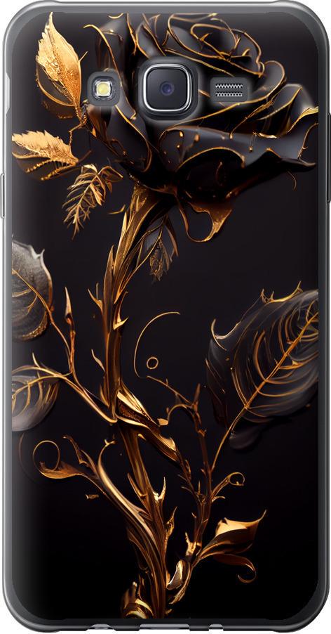 Чехол на Samsung Galaxy J7 J700H Роза 3 (5552u-101-42517) Чехол на Samsung Galaxy J7 J700H Роза 3 (5552u-101-42517)