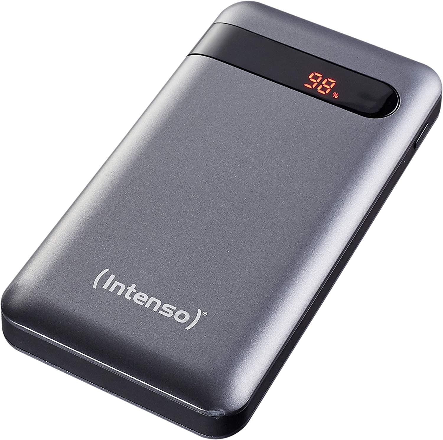 Портативний зарядний пристрій Intenso 10000 mAh 20 W PD QC Grey