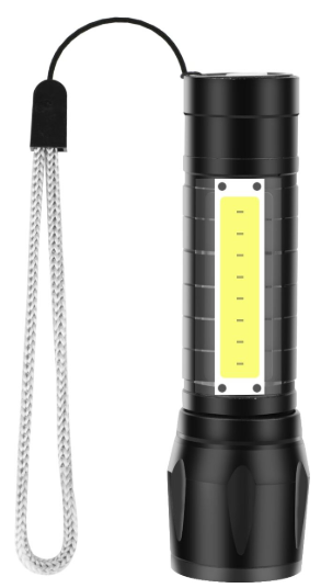 Фонарик светодиодный Sirius с тремя режимами работы Черный (TL-8121)