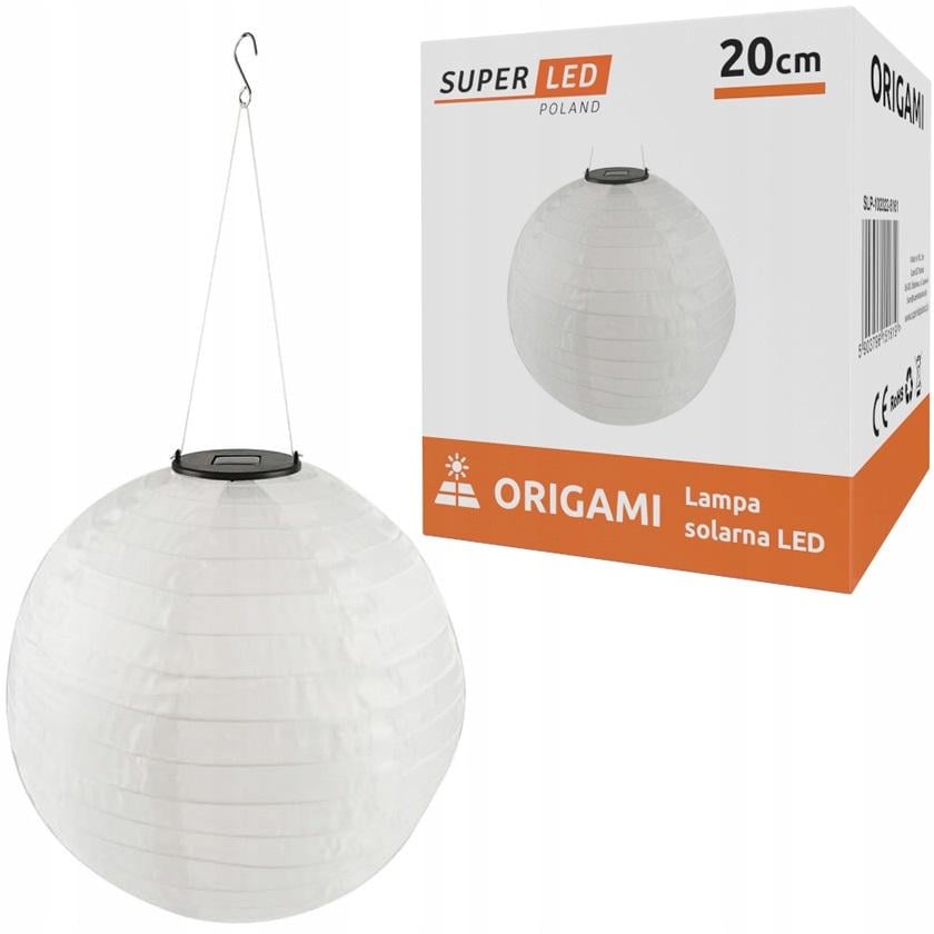 Ліхтар садовий підвісний SuperLED Origami 20 см 30 см