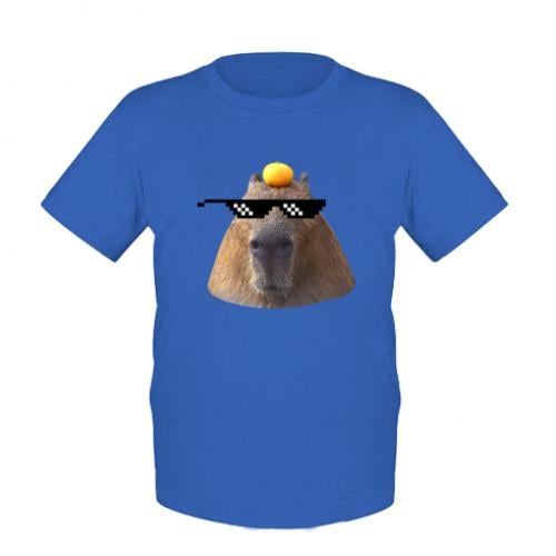 Футболка детская Capybara cool 164 см Синий (12767702-5-181785-XL)