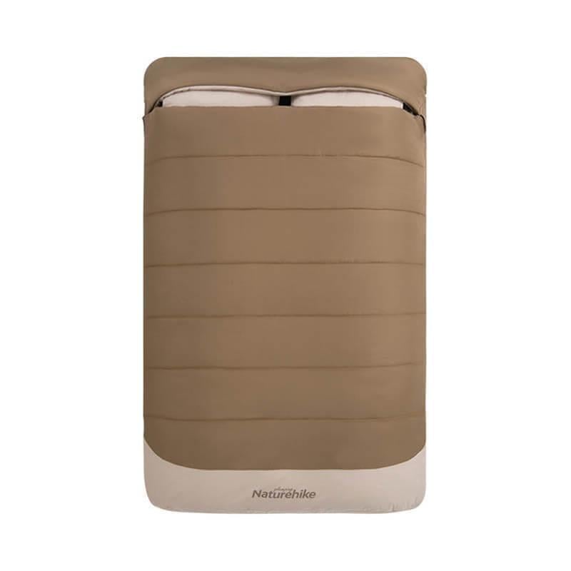 Спальный мешок двухместный Naturehike NH21MSD02 205 см Коричневый (6927595791691)