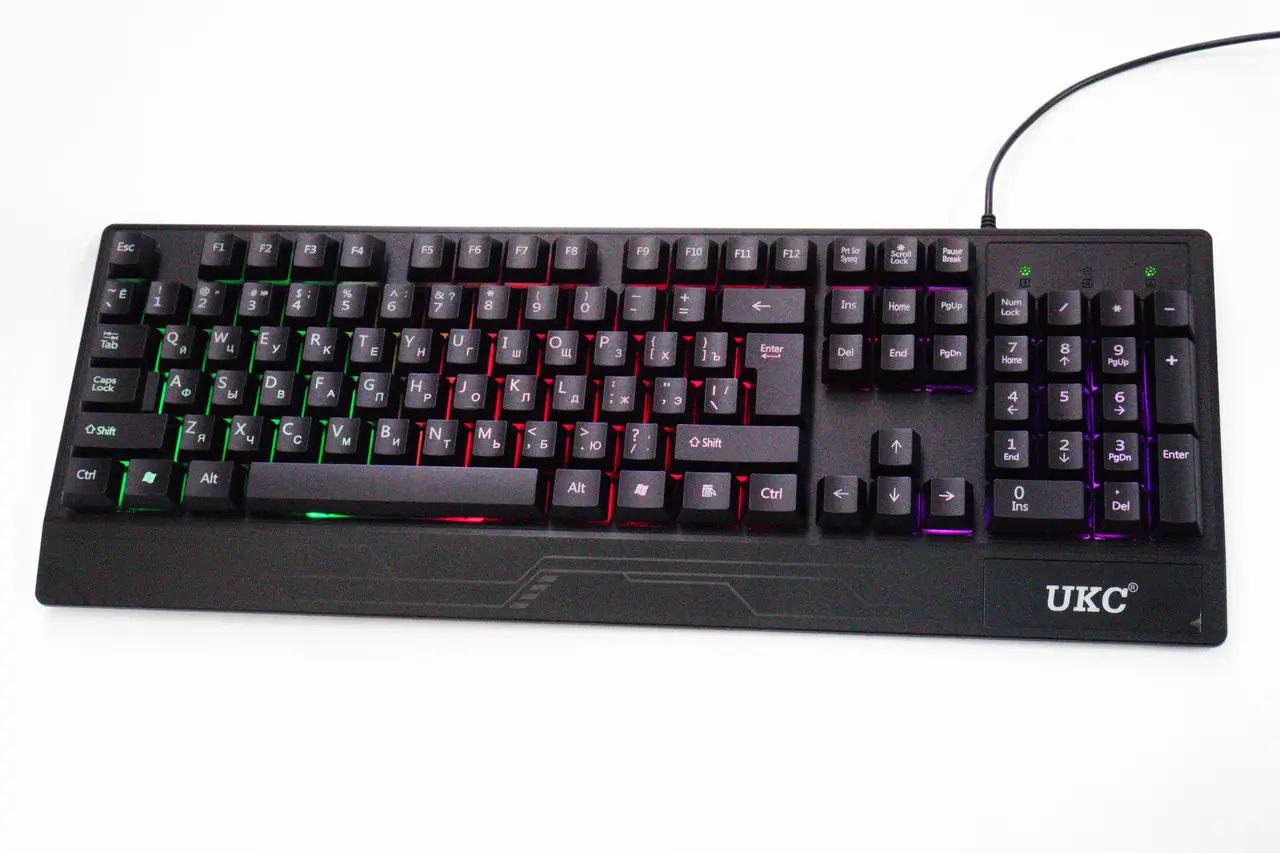 Клавиатура с мышкой игровые UKC M710 проводные с подсветкой (2079276389)