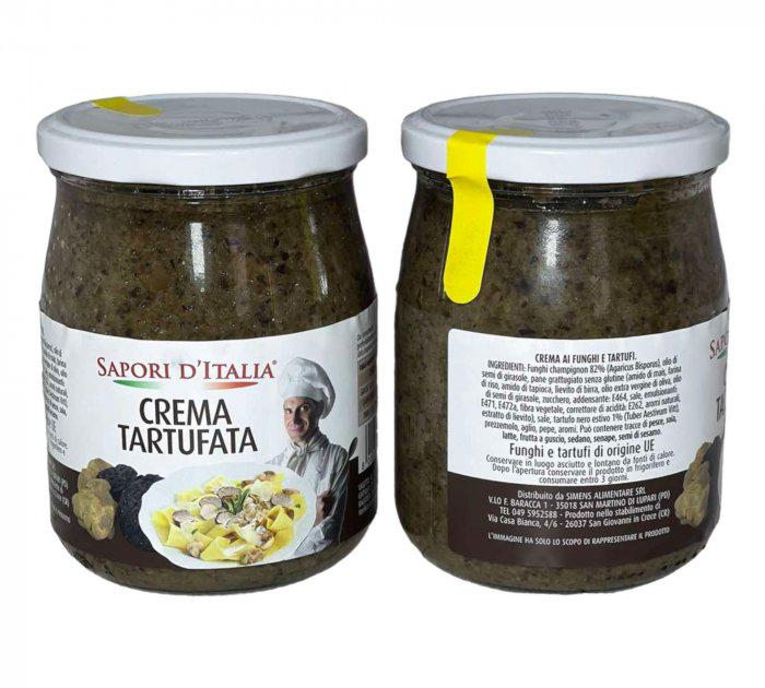 Крем трюфельний Sapori D'Italia Crema Tartufata 500 г (12971123) - фото 2 Крем трюфельний Sapori D'Italia Crema Tartufata 500 г (12971123) - фото 2