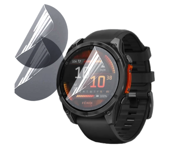 Пленка противоударная гидрогелевая Hydrogel Film для Garmin Fenix 8 47 мм 6 шт. Transparent