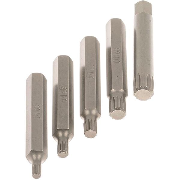 Набор бит Vorfal IMBUS HEX/TORX/SPLINE 1/2"/3/8" 40 единиц в металлическом кейсе (V08071) - фото 4