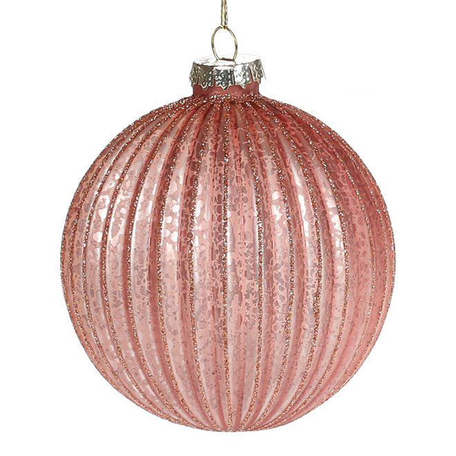 Новогодний шар Flora D-10 см 4 шт. (12661)