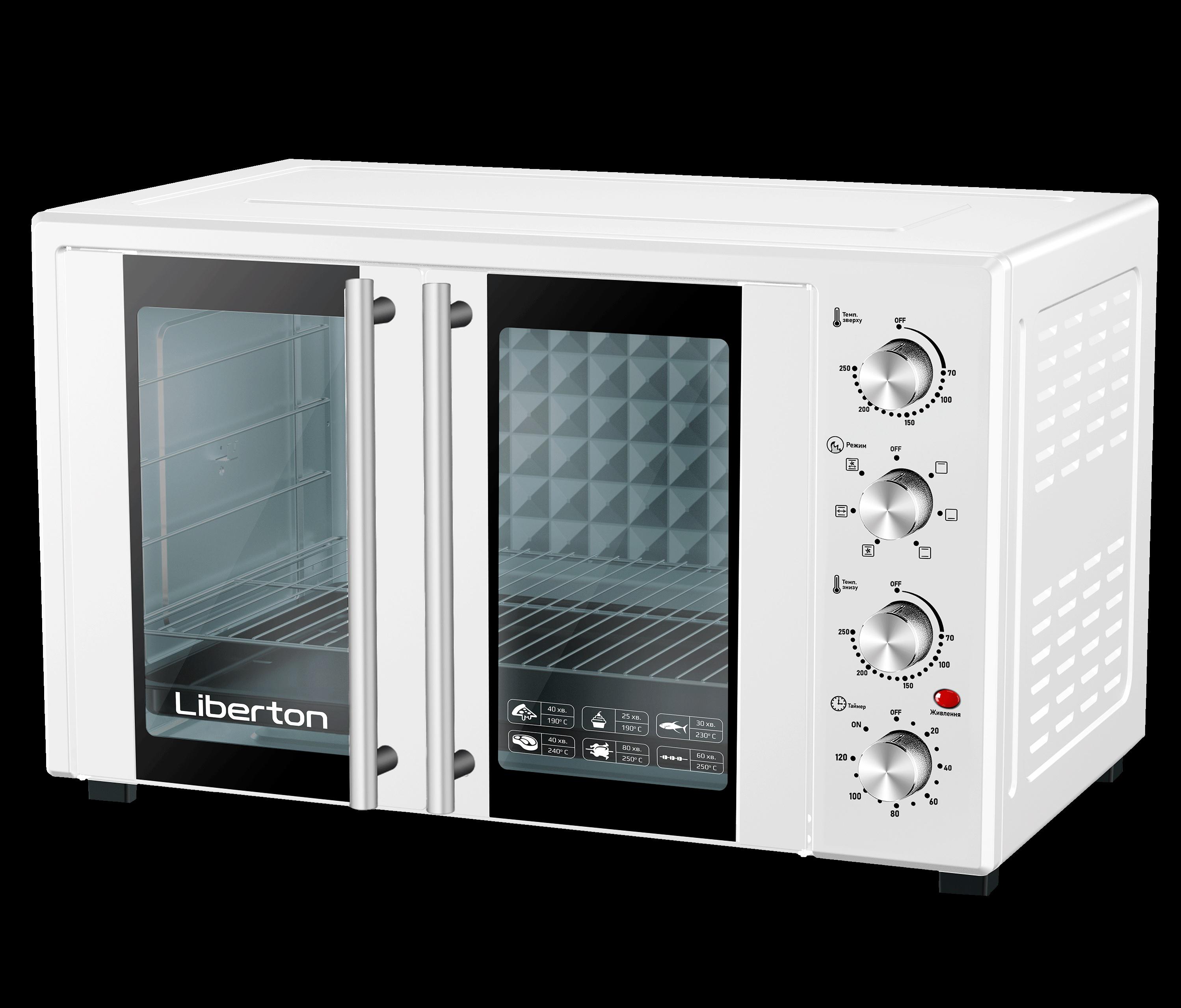 Электродуховка Liberton LEO-500 White - фото 4