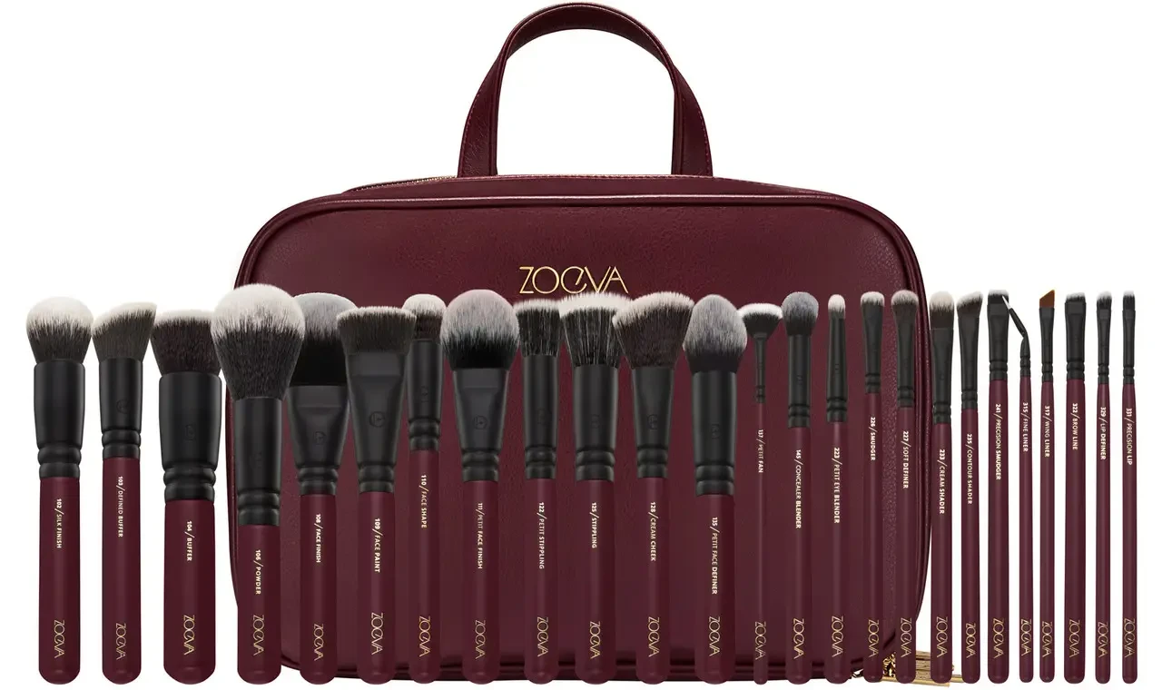 Набір пензликів Zoeva Opulence Vegan Make up Artist Zoe Bag 25 шт. (00242)