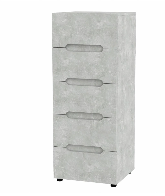 Комод Стиль-8 Компаніт 50х46х127 см Ательє світлий