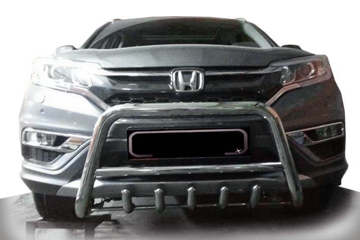 Передняя защита WT003 CAN для Honda CRV 2017-2022 гг. нержавеющая сталь Хром