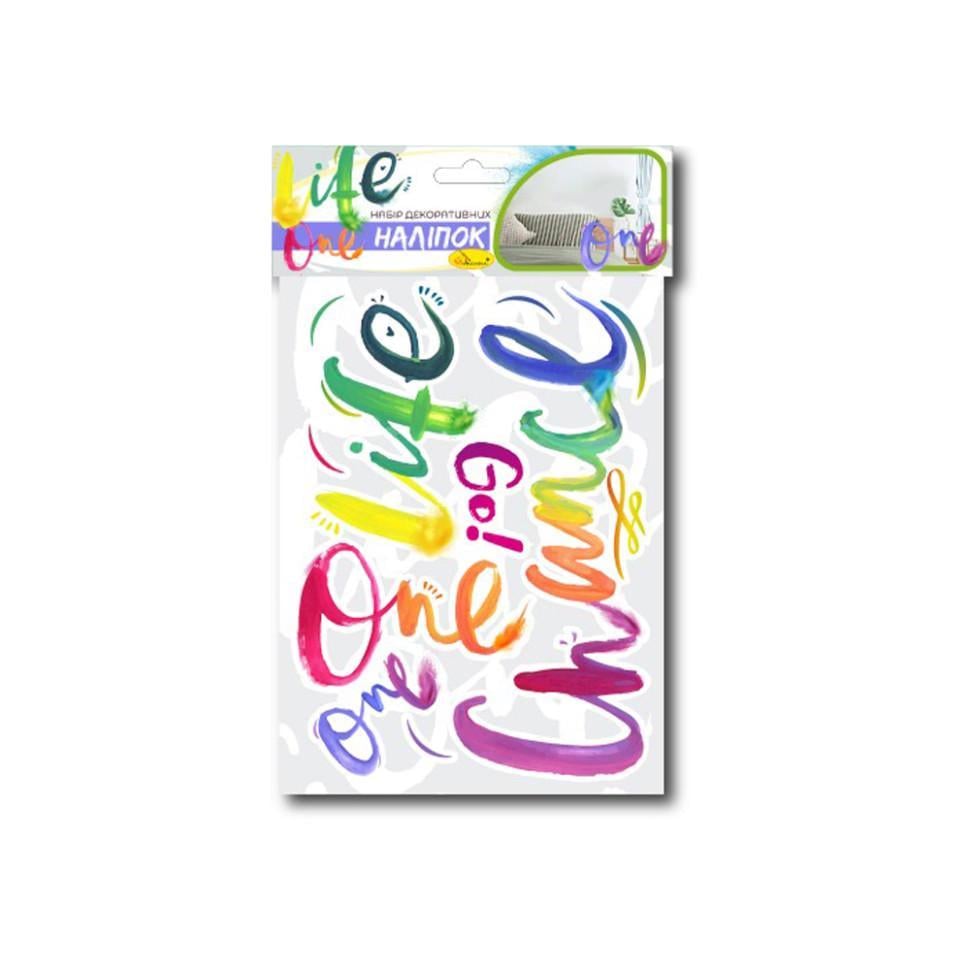Набор декоративных наклеек А3 One life Цветной (TN-162-N-68)