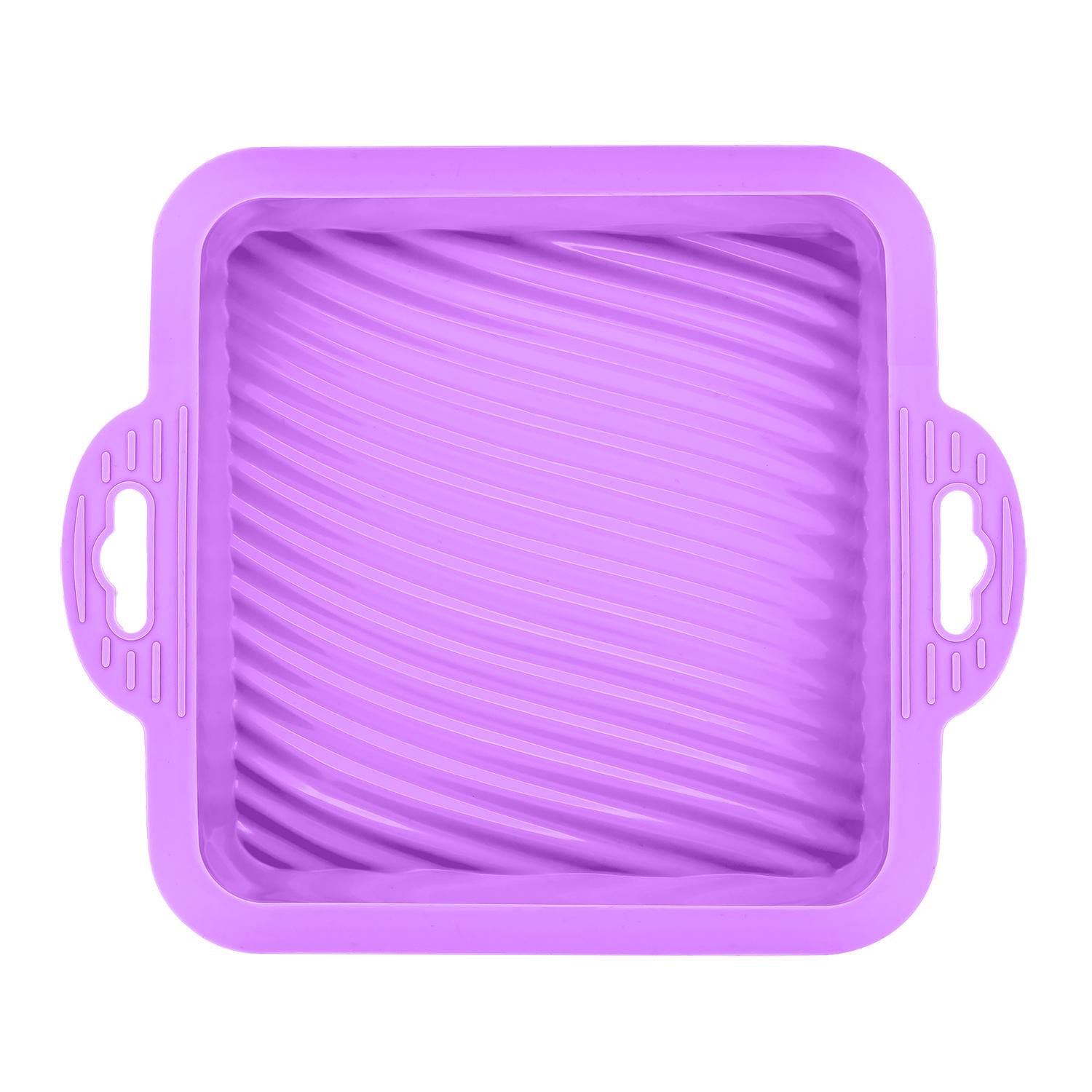 Форма для випічки A-PLUS 18х18 см Фіолетовий (2049318728) - фото 7 Форма для випічки A-PLUS 18х18 см Фіолетовий (2049318728) - фото 7