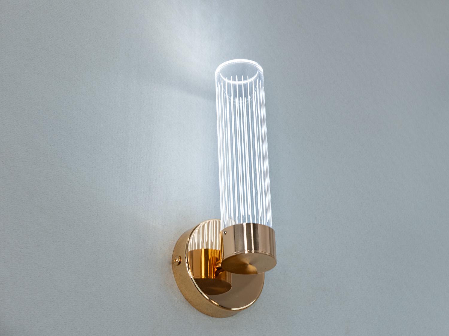 Бра светодиодное в спальню 5W Золотой (Q2/1GD) - фото 3 Бра светодиодное в спальню 5W Золотой (Q2/1GD) - фото 3